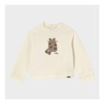 Girls Mouse Applique Top