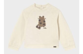 Girls Mouse Applique Top
