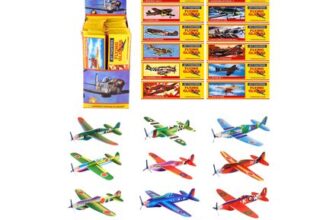 HENBRANDT 12 WWII Plane Gliders, Polystyrene Party Loot Fillers