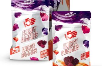 HIGH5 Energy Gummies – Quick Release Carbohydrate Supplements for Running, Cycling, Hiking – 10x26g