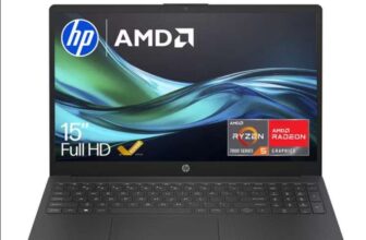 HP 15-fc0057na Laptop – 15.6in FHD, AMD Ryzen 5 7520U, 8GB RAM, 512GB SSD Black – Using Code – Free Click & Collect
