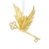 Hallmark Winged Key Premium Metal Ornament, Harry Potter & The Philosophers Stone, Harry Potter Tree Decoration, Christmas Hanging Ornament