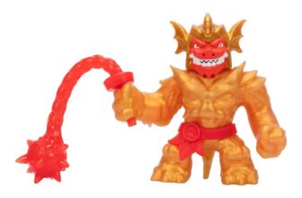 Heroes of Goo Jit Zu Stretch Strikers Deluxe Hero Pack Blazagon, Stretchy Action Figure with 20 Awesome Battle Sounds