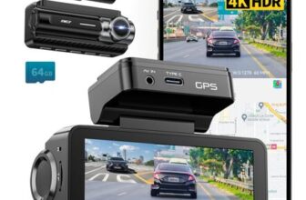 IIWEY D2 Pro Dash Cam Front and Rear 4K,