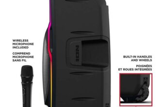 ION Audio Total PA Apex Battery-Powered PA Speaker with Wireless Microphone and Dynamic Lights