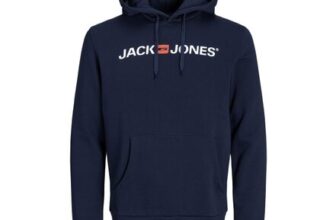 JACK & JONES Mens Jjecorp Logo Sweat Hood Noos Hoodie
