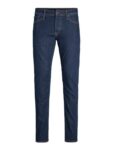 JACK & JONES Mens Slim Fit Jeans with Low Rise Button Fly Denim Pants for Men UK, Blue Denim Colour, Size: 30W / 30L