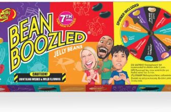 Jelly Belly Bean Boozled (100g) – Candy Fun with Wheel of Fortune – Jelly Beans Gross & Delicious 7th Generation – Extreme Game for Brave – 20 Classic & Crazy Varieties for Party, Hen Party & Game