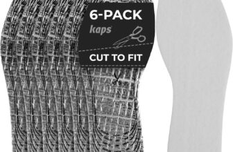 Kaps Alu Super Kids, Thermal and Insulating Insole Inserts for Kids Shoes Boots 6 Pairs of Cut to Fit Winter Shoe Insoles for Kids, Warm and Comfy, 6 Pair Pack