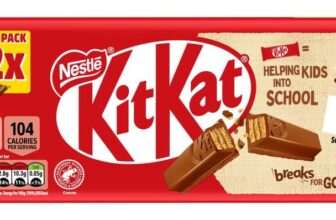 KitKat 2Finger Milk Chocolate Biscuit Bar 12pack, 12 x 20.7g