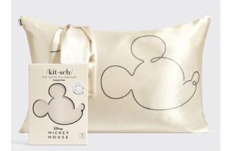 Kitsch X Mickey and Minnie Satin Pillowcase