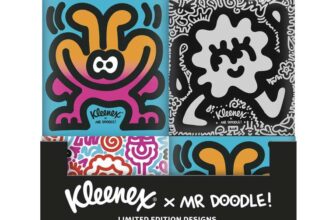 Kleenex Mr Doodle Limited Edition Boxed Tissues – 12 Boxes