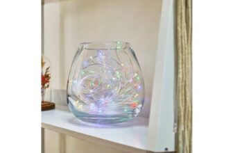 LED 5M Multi-Coloured Battery Operated Outdoor Remote Controlled Chain Lights
