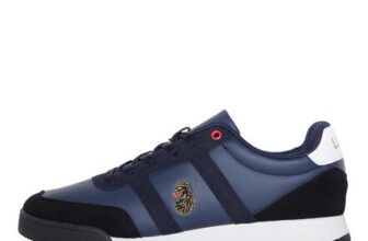 LUKE 1977 Mens Ray Trainers Navy Black White