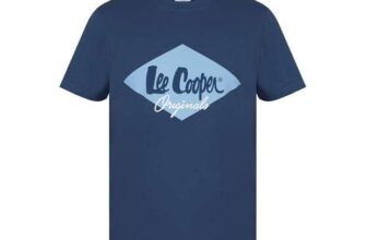 Lee Cooper Logo T Shirt Mens
