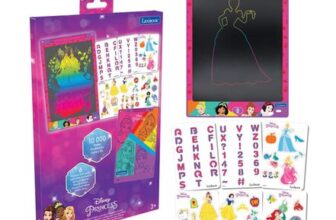 Lexibook Disney Princess Magic Slate with Stylus and Stencils