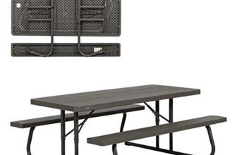 Lifetime 60112 6 ft (1.83 m) Picnic Table (brown)