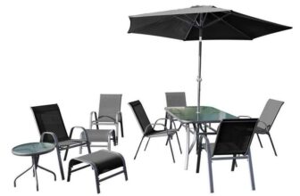 Linea Metal Garden Dining Set