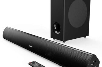 MAJORITY Teton Plus Soundbar with Wireless Subwoofer 2.1 Channel Sound Bar 180W, Bluetooth, HDMI ARC, Optical AUX