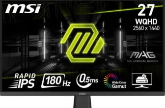 MSI MAG 275QF 27-Inch WQHD 2560×1440 Gaming Monitor