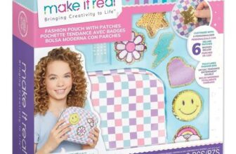 Make It Real Fashion Pouch with Patches