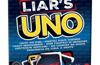 Mattel Games Liars UNO Card Game in Travel & Storage Tin
