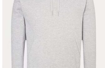 Mens Mid Grey Marl Basic Pullover Hoodie – (S – 4XL ) – Free C&C