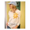 Mila Natural Knitted Surf Pattern Jumper