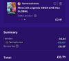 Minecraft Legends – Xbox / PC Windows £0.90 – sold by Gamersuniverse w/ code