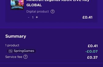 Minecraft Legends – Xbox / PC Windows £0.90 – sold by Gamersuniverse w/ code