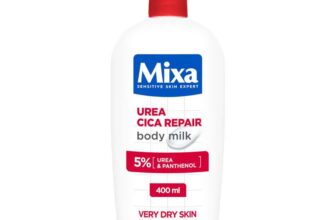 Mixa Body Lotion, Urea Cica Repair, Hydrating Body Lotion, Repairing effect for very dry skin, 5% Urea & Panthenol, 400ml