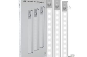 Motion Sensor Rechargeable LED Wardrobe Lights, 3 Pack