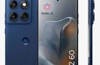 Motorola Edge 60 5G Android Smartphone AI Mobile SIM Free 512GB Blue PB7H0037GB – Sold by Argos