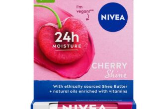 NIVEA Cherry Shine Lip Balm (4.8g) – £1.35 / £1.20 S&S W/Voucher