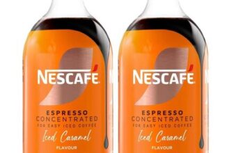 Nescaf Iced Coffee Espresso Caramel Flavour 500ml Pack of 2