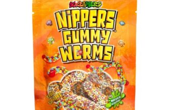 Nippers Gummy Worms Sweets 85g