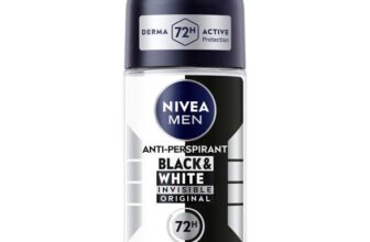 Nivea Men Black & White Original Anti-Perspirant Roll On (50ml), 72hr Anti-Sweat Roll On (£1.35 S&S)