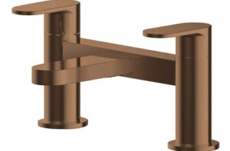 Nuie Brushed Bronze Bath Filler