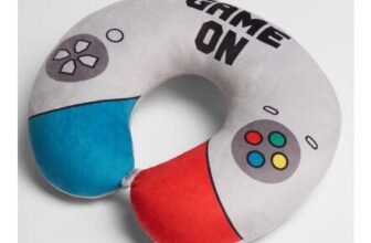 OHS Game Controller Travel Neck Pillow White