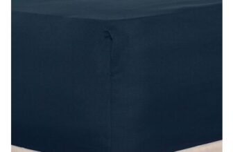 OHS Plain Dyed Deep Fitted Sheet Navy