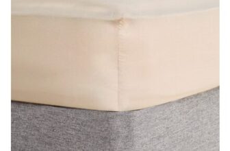 OHS Plain Dyed Fitted Sheet Stone