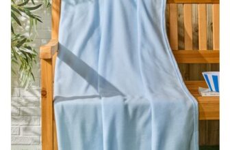 OHS Plain Fleece Throw – Baby Blue