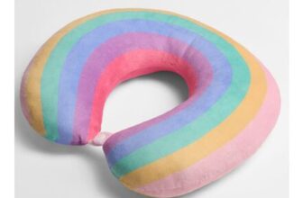 OHS Rainbow Travel Neck Pillow Multi