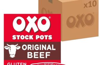 OXO Beef Stock Pots 10 Packs of 4 x 20 g (40 Pots Total) £4.52 maximum subscribe and save