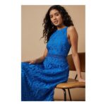 Oasis Petite Lace Halterneck Dress