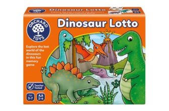 Orchard Toys Dinosaur Lotto: Educational Matching Memory Game Ages 3-7