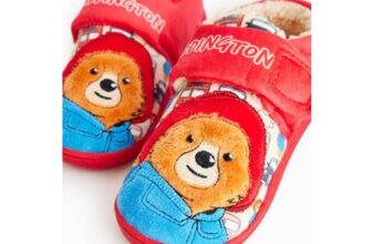 Paddington Printed Fleece Lined Cupsole Slippers (Infant/Toddler)