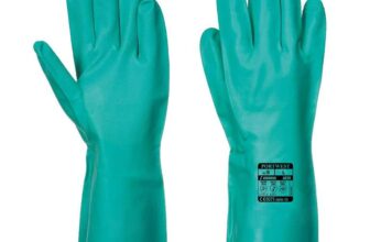 Portwest A810 Nitrosafe Chemical Gauntlet Green, Large