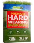 Premium Hard Wearing Grass Seed Premium Quality Heavy Duty Lawn Seed for Overseeding & New Lawns – Defra Approved 1700gr