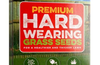 Premium Hard Wearing Grass Seed Premium Quality Heavy Duty Lawn Seed for Overseeding & New Lawns – Defra Approved 1700gr